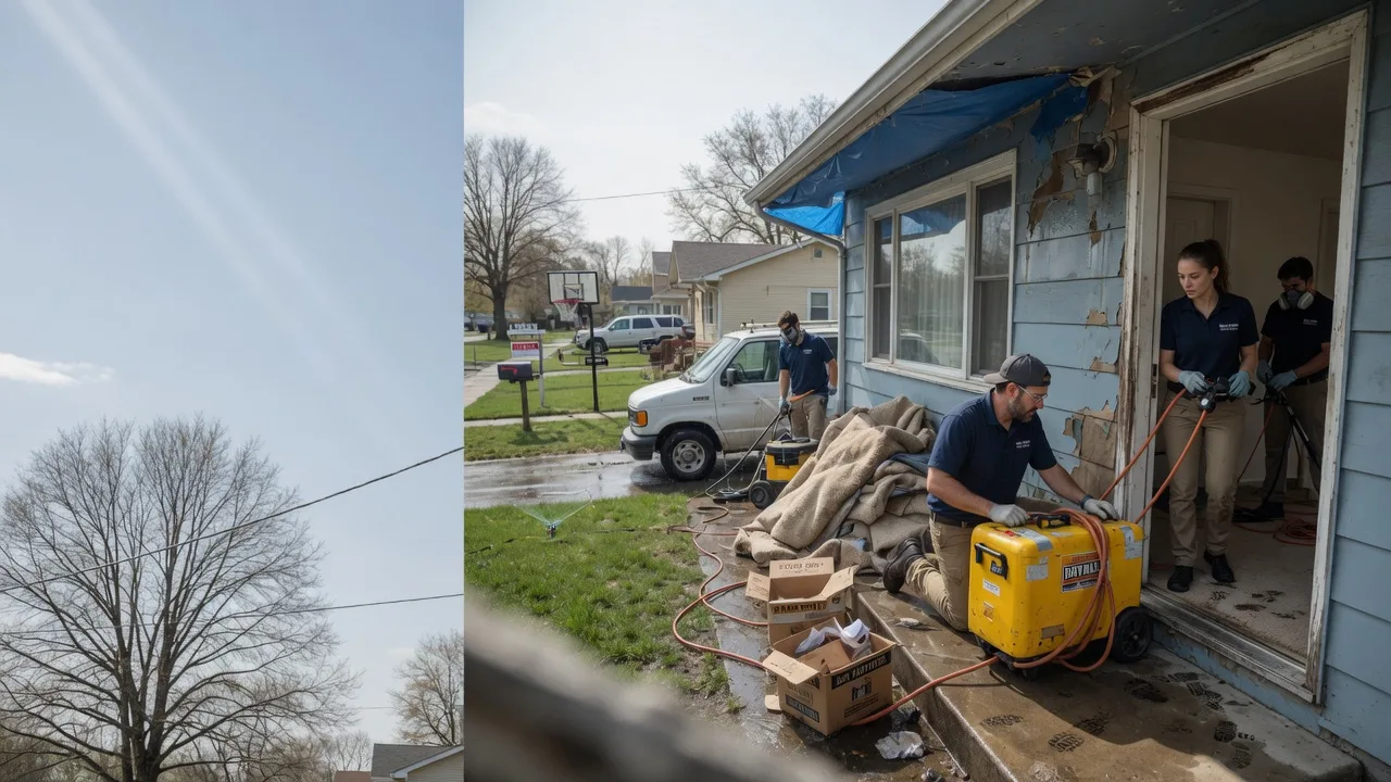 Basement Flood Cleanup in Rock Island, IL near me